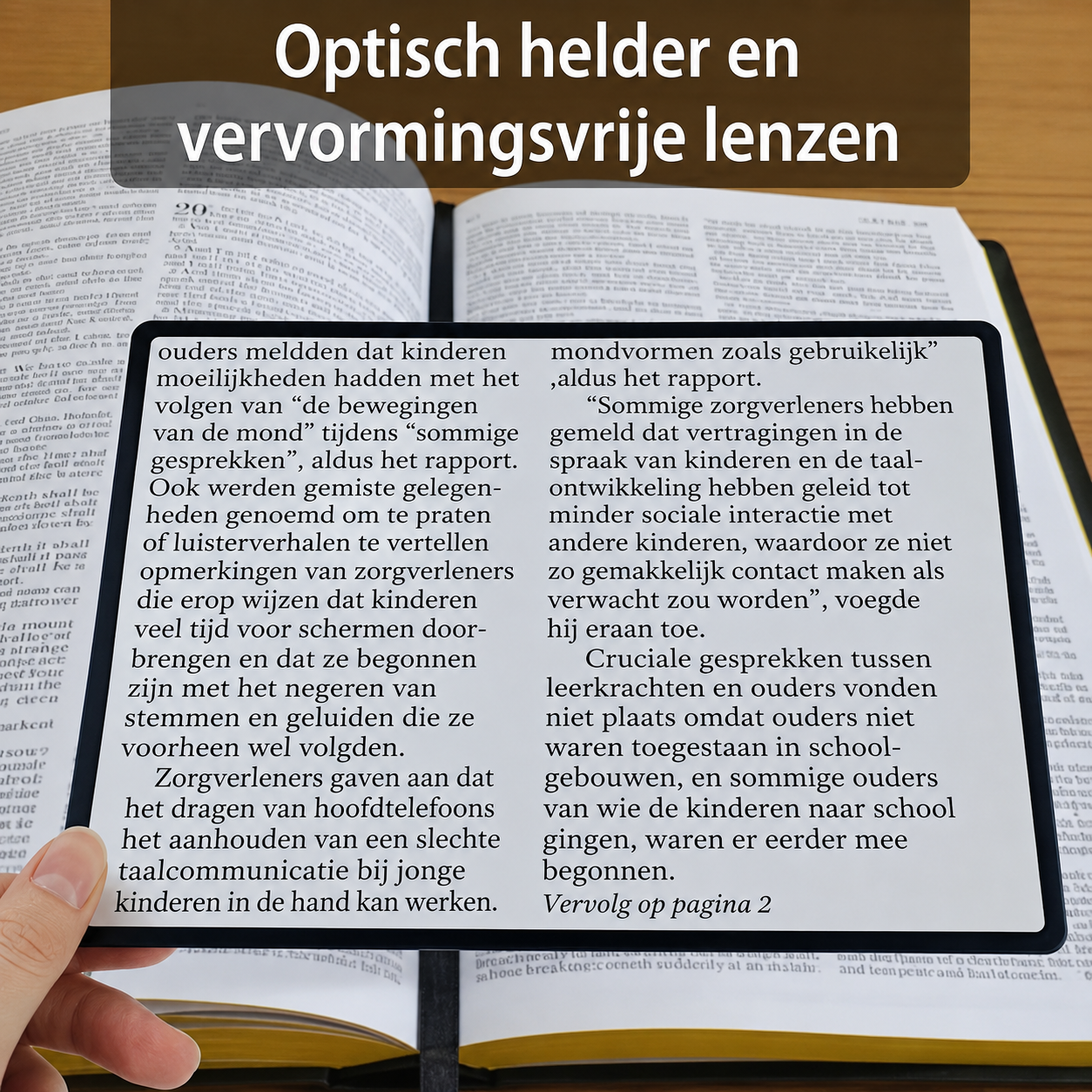 Grote Pagina Vergrootglas Flexibel