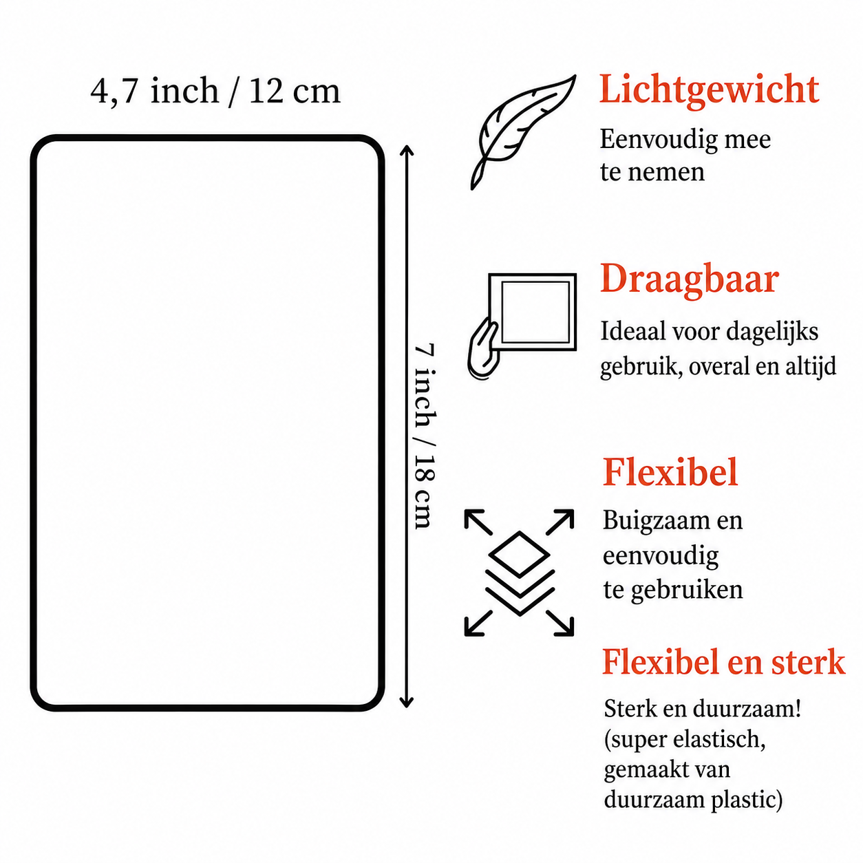 Grote Pagina Vergrootglas Flexibel